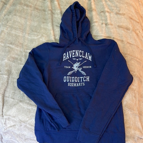 Harry Potter Ravenclaw Navy Hoodie - Picture 1 of 3